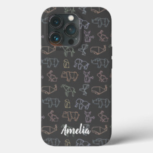 Farbige, individuell anpassbare Geometrie Origami- Case-Mate iPhone Hülle