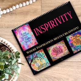 Farbige Inspiration Zitate Kunstwerk Inspirivity Kalender