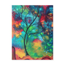 Farbige Inspirationen Postkarte