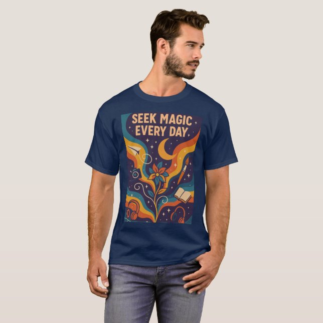 Farbige Inspirationsposter T-Shirt (Vorne ganz)