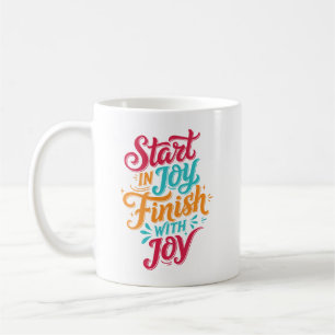 Farbige Inspirierende Kaffeetasse