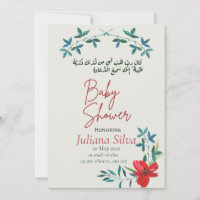 farbige islamitische Babydusche arabisch