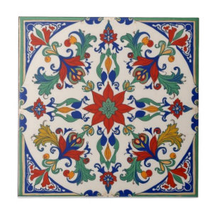 Farbige Iznik-Persisch-Türkische Handbemalte Repro Fliese