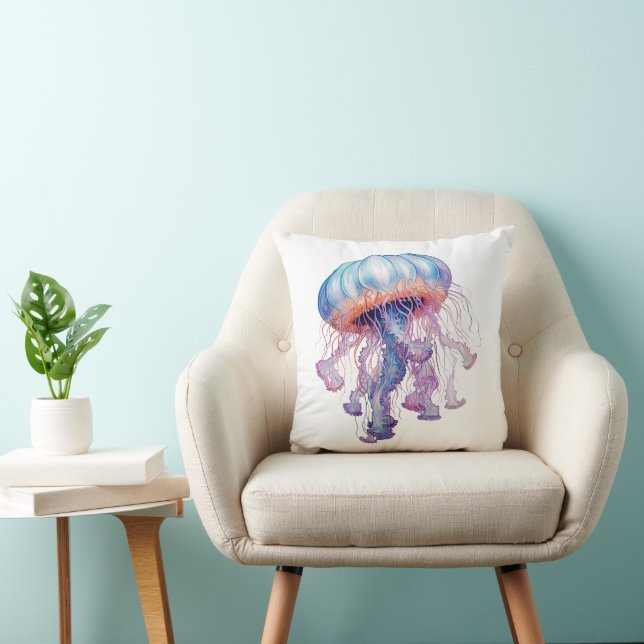 Farbige Jellyfish-Gestaltung Kissen (Stuhl )