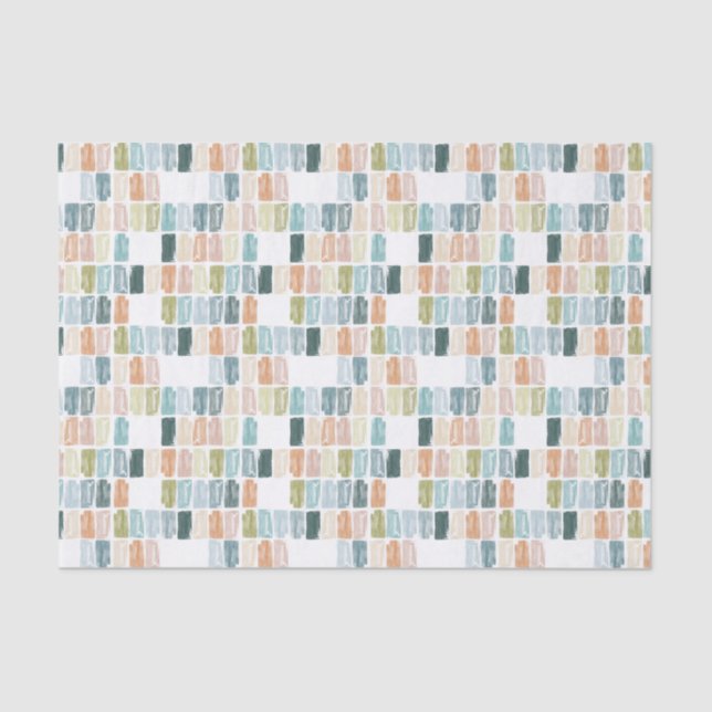 Farbige Juwelen Seidenpapier (Vorderseite)