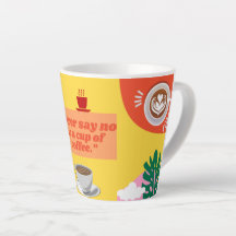 FARBIGE KAFFEE LIEBHABER LATTE-TASSE| HÜBSCHES KAF