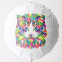Farbige Katzen Kunstästhetische Katze Bilder Kunst