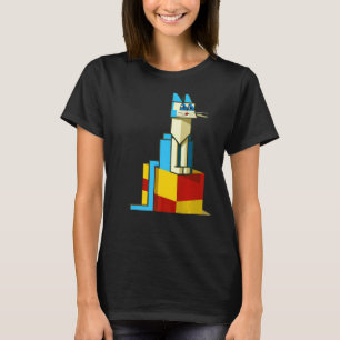 Farbige Katzenkätzchen zeigen ein niedliches Kätzc T-Shirt