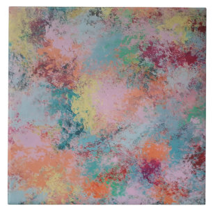 Farbige Keramik Fliese