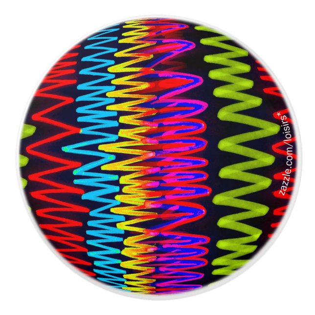 Farbige Keramik Keramikknauf (Vorderseite)