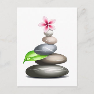 Farbige Kies Postkarte