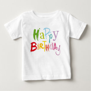 Farbige Kinder-Geburtstags-T-Shirt Baby T-shirt
