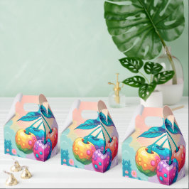 Farbige Kirschen Geschenkschachtel