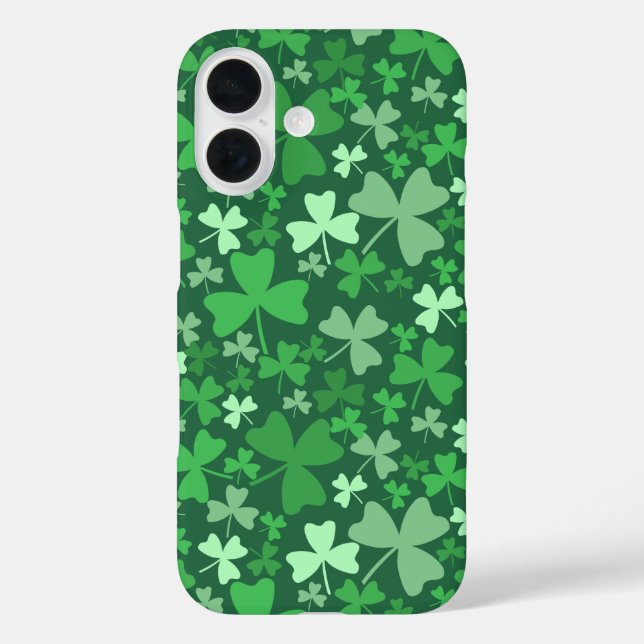 Farbige Kleeblätter Case-Mate iPhone Hülle (Rückseite)