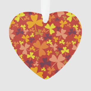 Farbige Kleeblätter Ornament