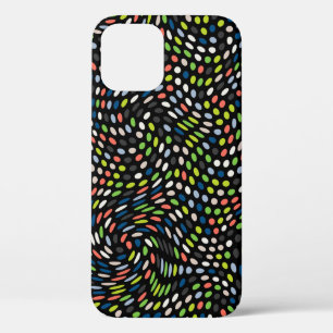 Farbige kleine Punkte Hintergrund. Kreise winken. Case-Mate iPhone Hülle