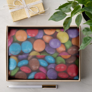 Farbige Knöpfe Bonbon Quirky Seidenpapier