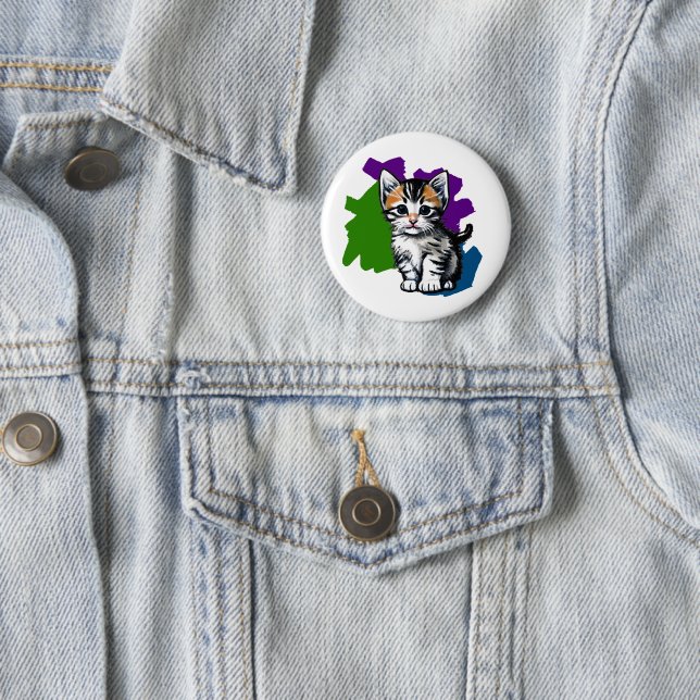 Farbige Knopftinte Button (Beispiel)