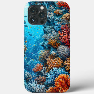 Farbige Korallen im Wasser Case-Mate iPhone Hülle