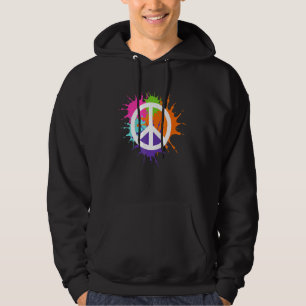 Farbige Kostüme für das Friedenssymbol Hoodie
