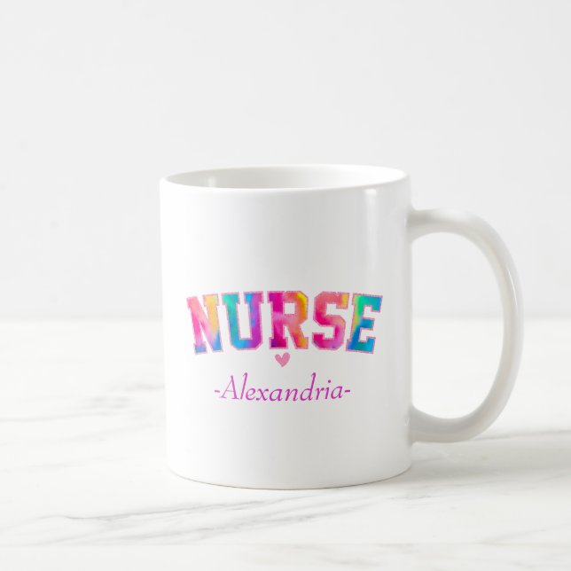 Farbige Krankenschwester Kaffeetasse (Rechts)