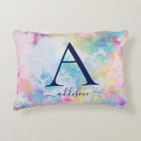 Farbige Krawatte Dye Monogram Name Teen Girl