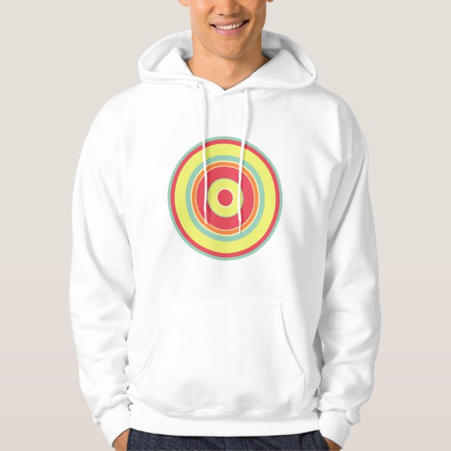 Farbige Kreise 01 Hoodie (Vorderseite)