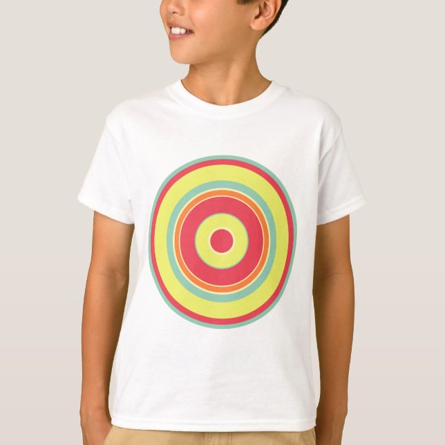 Farbige Kreise 01 T-Shirt (Vorderseite)