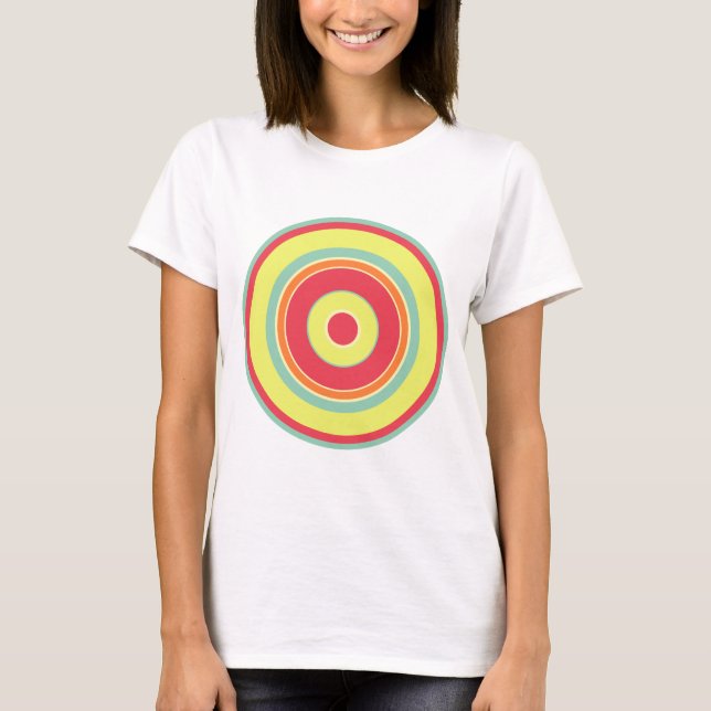 Farbige Kreise 01 T-Shirt (Vorderseite)