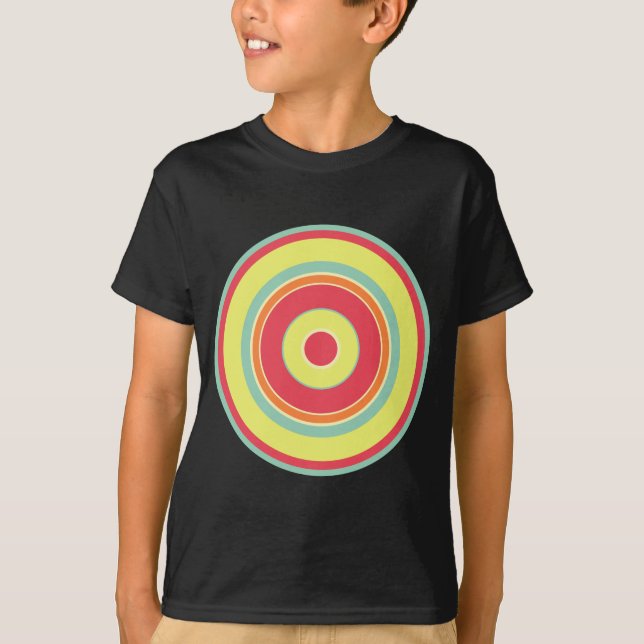 Farbige Kreise 01 T-Shirt (Vorderseite)