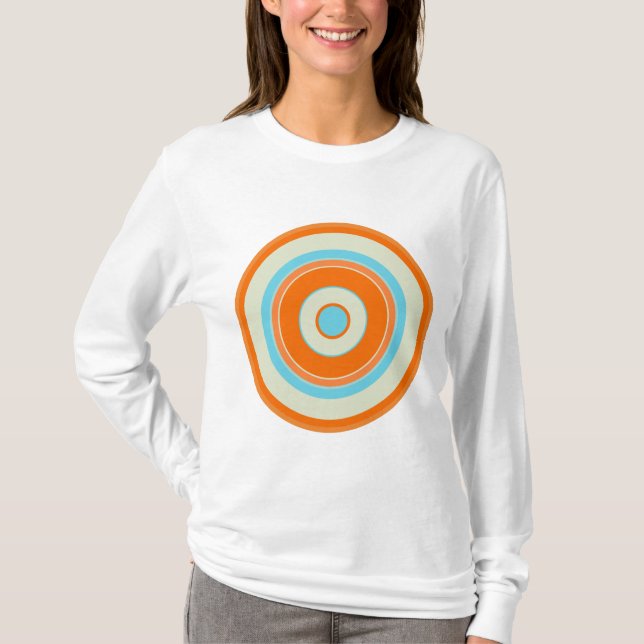 Farbige Kreise 03 T-Shirt (Vorderseite)