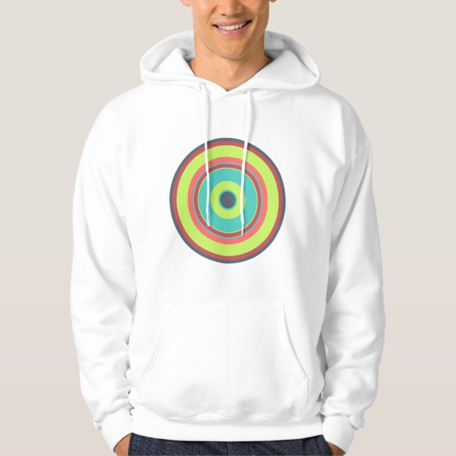 Farbige Kreise 04 Hoodie (Vorderseite)