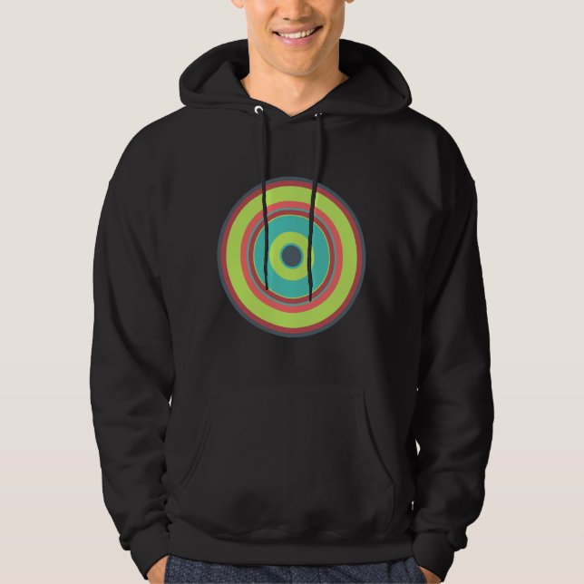 Farbige Kreise 04 Hoodie (Vorderseite)