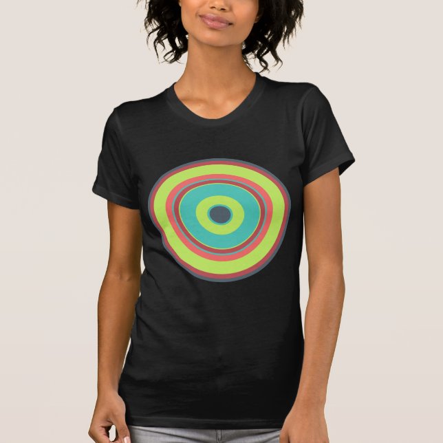 Farbige Kreise 04 T-Shirt (Vorderseite)