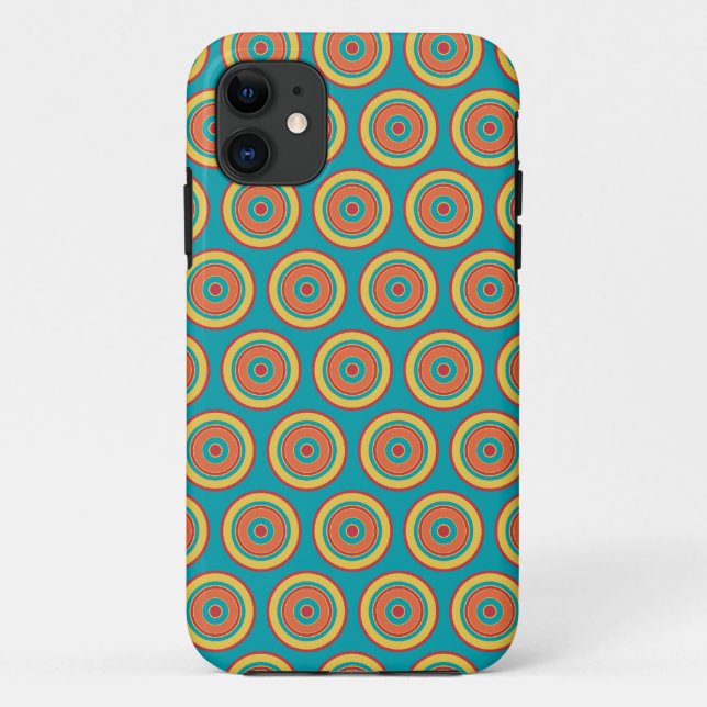 Farbige Kreise 05 Case-Mate iPhone Hülle (Rückseite)