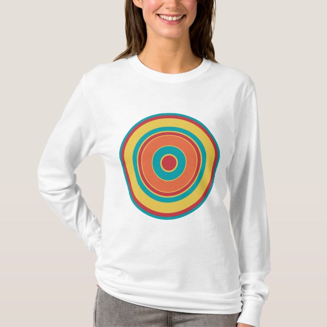 Farbige Kreise 05 T-Shirt (Vorderseite)