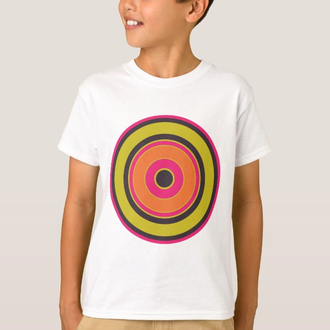 Farbige Kreise 06 T-Shirt (Vorderseite)