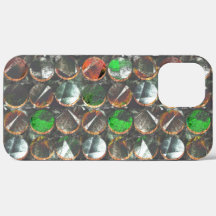 Farbige Kreise dunkler Textur