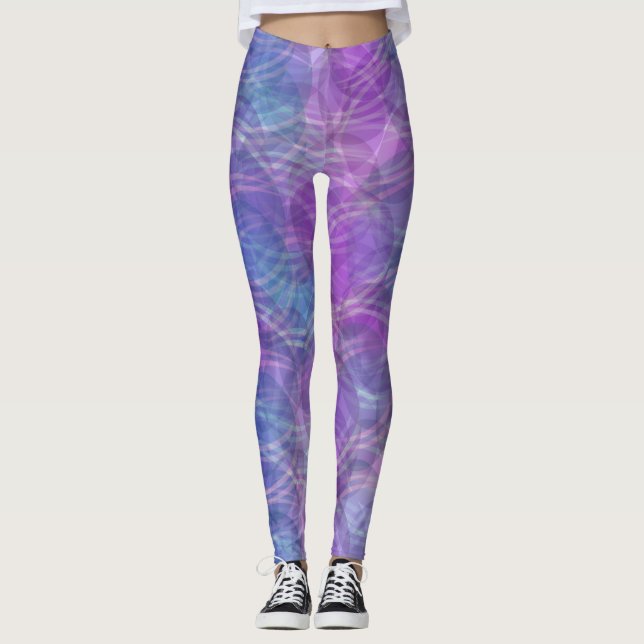 Farbige Kreise gestalten Leggings (Vorderseite)