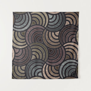 Farbige Kreise: hochauflösende nahtlose Textur Wandteppich