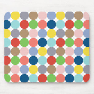 farbige Kreise in Pastellfarben... Mousepad