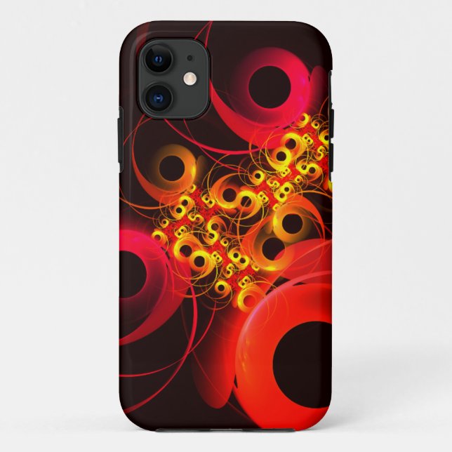 Farbige Kreise Modernes Abstraktes Kunstmuster #08 Case-Mate iPhone Hülle (Rückseite)