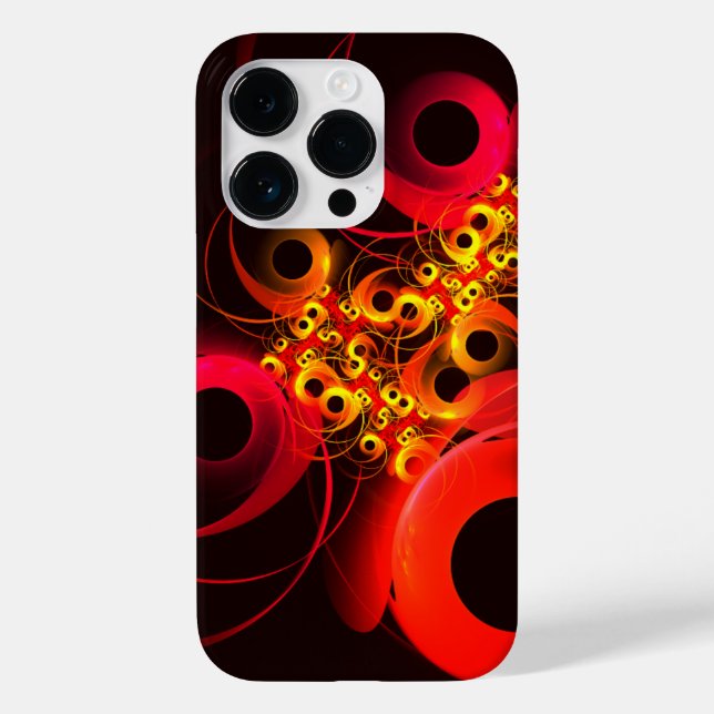 Farbige Kreise Modernes Abstraktes Kunstmuster #08 Case-Mate iPhone Hülle (Rückseite)