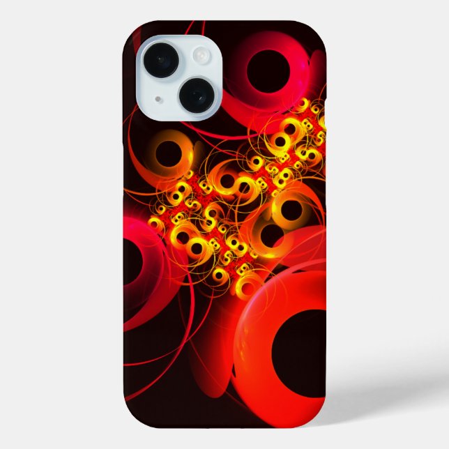 Farbige Kreise Modernes Abstraktes Kunstmuster #08 Case-Mate iPhone Hülle (Rückseite)