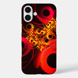 Farbige Kreise Modernes Abstraktes Kunstmuster #08 iPhone 16 Plus Hülle