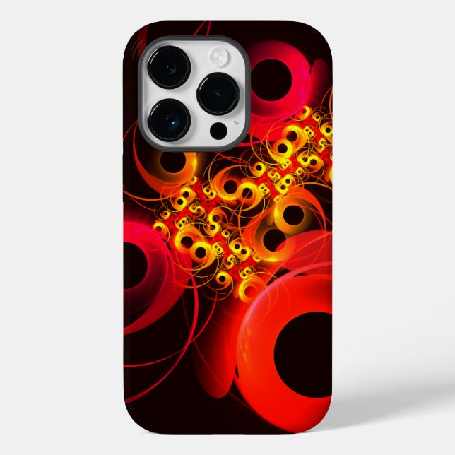 Farbige Kreise Modernes Abstraktes Kunstmuster #08 Case-Mate iPhone Hülle (Rückseite)