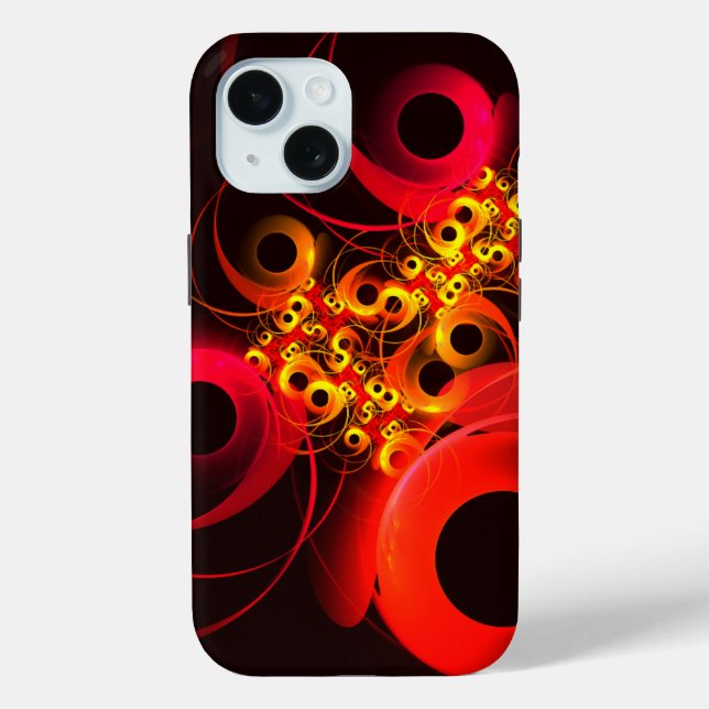 Farbige Kreise Modernes Abstraktes Kunstmuster #08 Case-Mate iPhone Hülle (Rückseite)