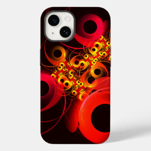 Farbige Kreise Modernes Abstraktes Kunstmuster #08 Case-Mate iPhone 14 Hülle