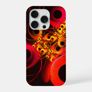 Farbige Kreise Modernes Abstraktes Kunstmuster #08 iPhone 15 Pro Hülle