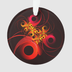 Farbige Kreise Modernes Abstraktes Kunstmuster #08 Ornament